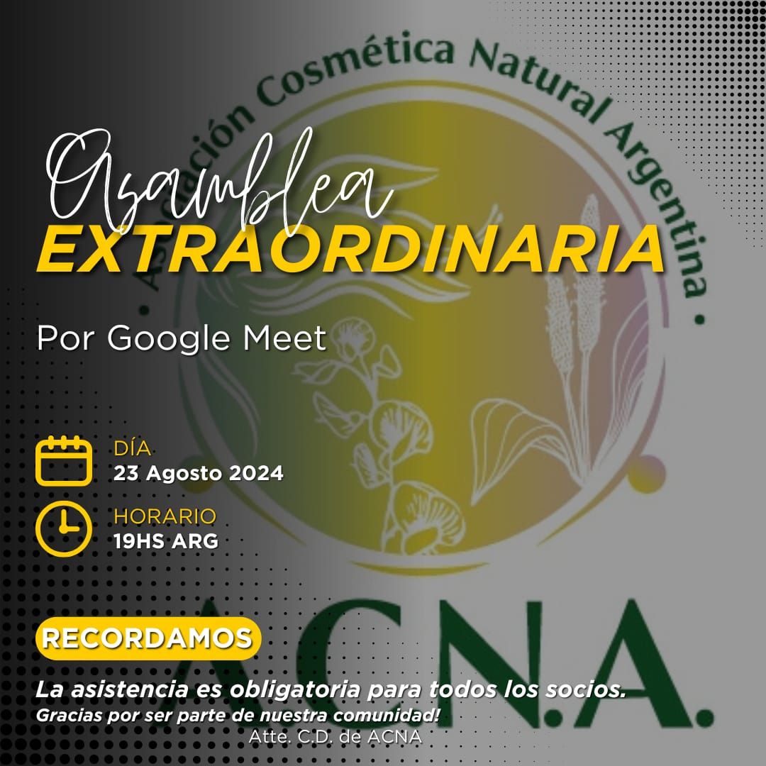 ASAMBLEA EXTRAORDINARIA 08/2024